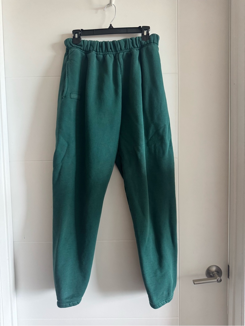 Set active Forest Green Elastic Waist Jogger Pants